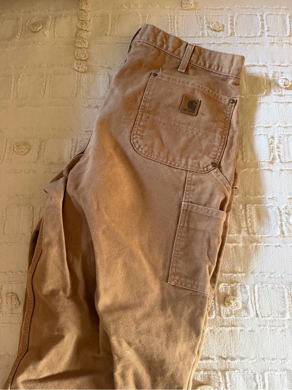 Carhartt Men's Tan Cargo Work Pants